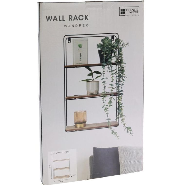 Home Styling Collection, półka ścienna do pokoju, home flow, 30-10-50 cm