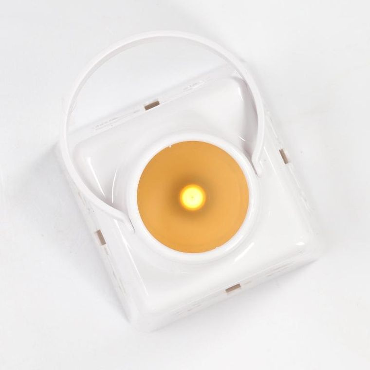 Home Styling Collection, świąteczny lampion ze świecą LED, 14 cm