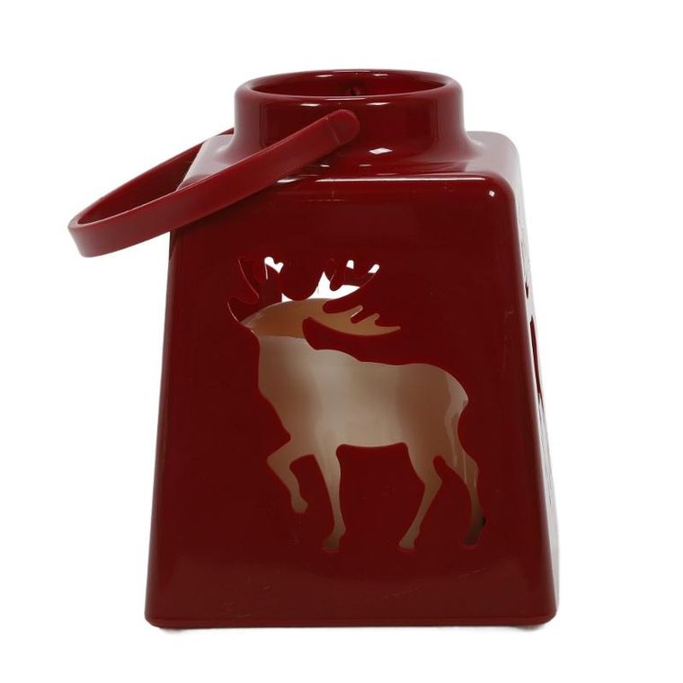 Home Styling Collection, świąteczny lampion ze świecą LED, 14 cm