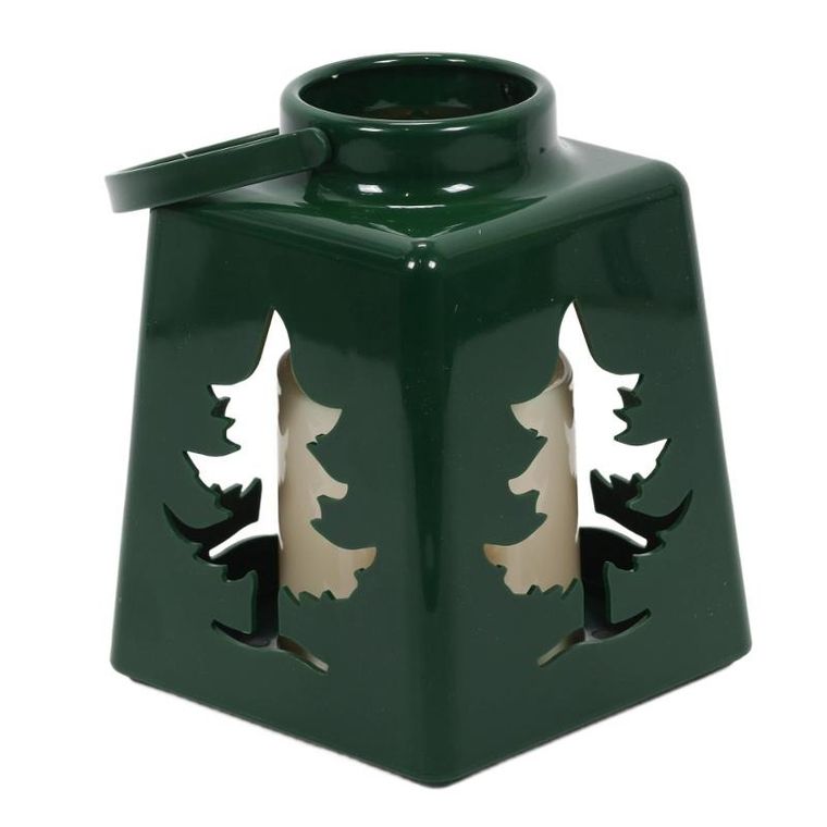 Home Styling Collection, świąteczny lampion ze świecą LED, 14 cm