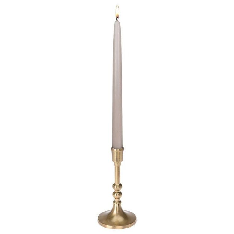 Home Styling Collection, świecznik aluminiowy, złoty, 17 cm