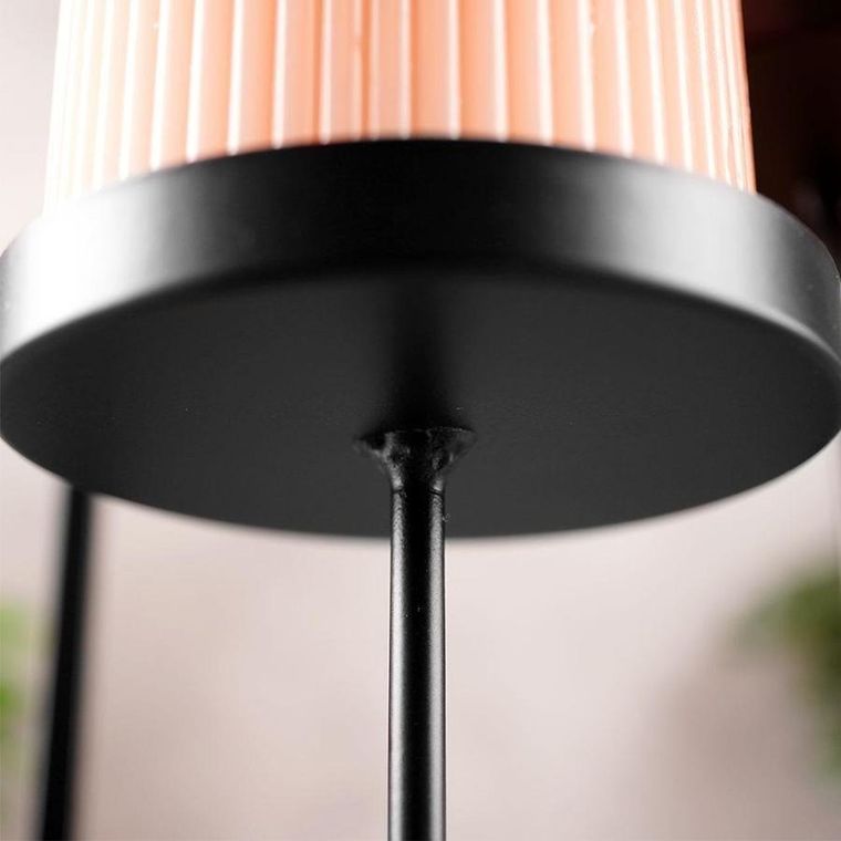 Home Styling Collection, świecznik na 3 świeczki, metalowy czarny, 24-20-36 cm