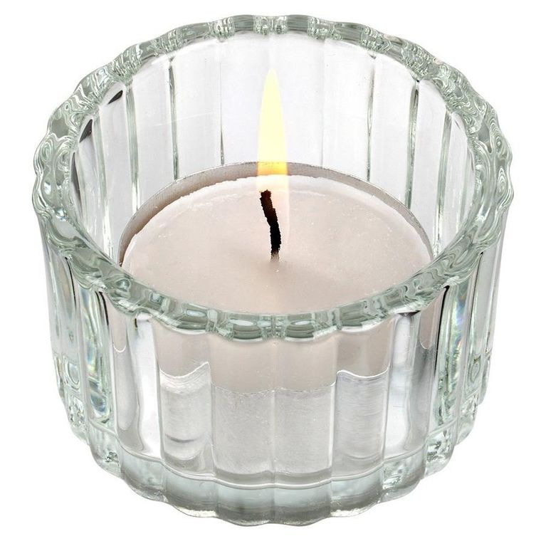 Home Styling Collection, świecznik szklany, na tealight, 5,7 cm, 2 szt.