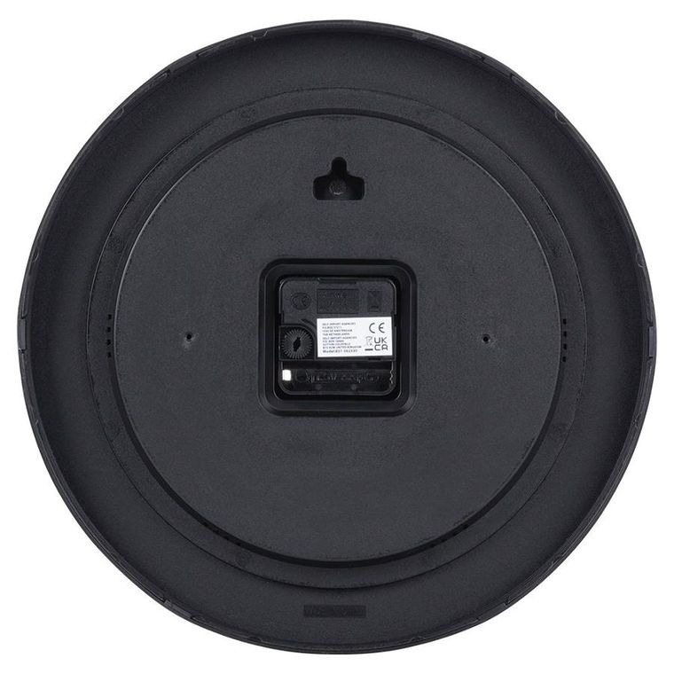 Home Styling Collection, zegar ścienny, tarcza w drewnianym stylu, Ø 30 cm