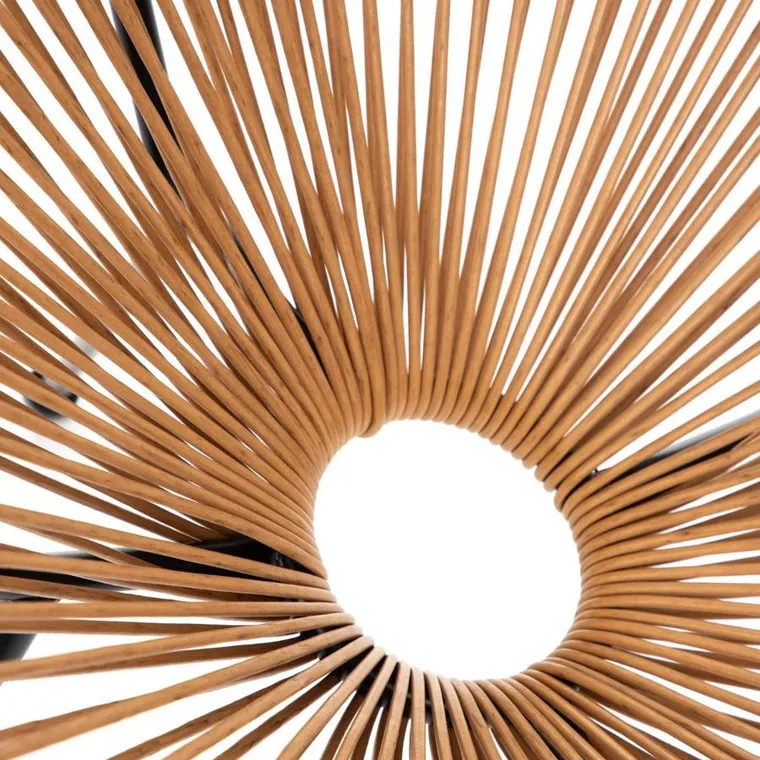 Homla, Acapulco Fiesta, fotel z okrągłej linki technorattan naturalny, 71-71-80 cm