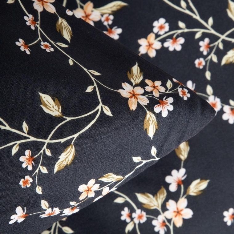 Homla, Adriana, pościel z mikrofibry z kwiatowym wzorem, 140-200 cm, 756719