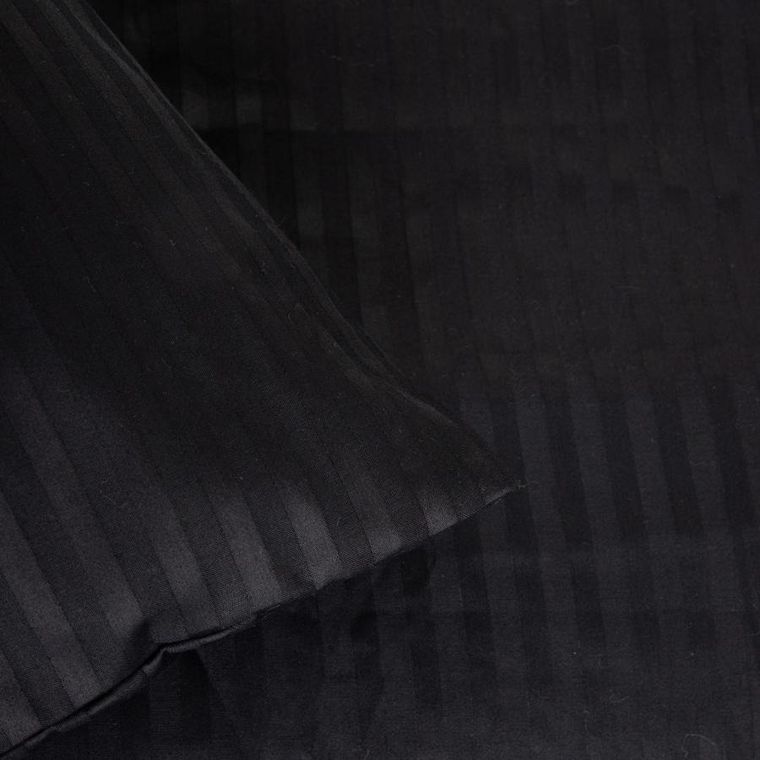 Homla, Agnes, pościel, satynowa czarna, 220-200 cm