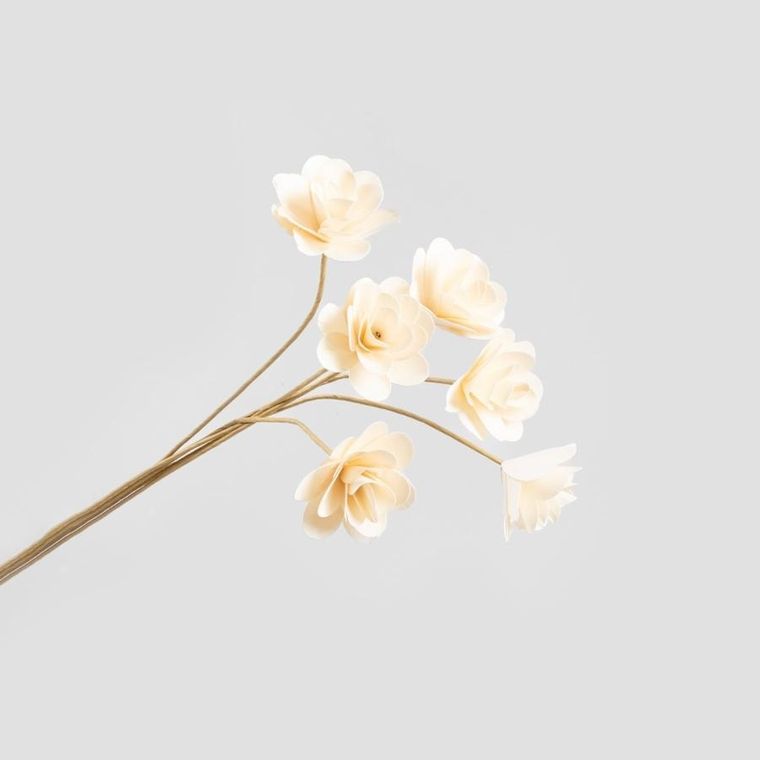 Homla, Alba, bukiet kwiatów, lilia wodna z drewna, 50 cm