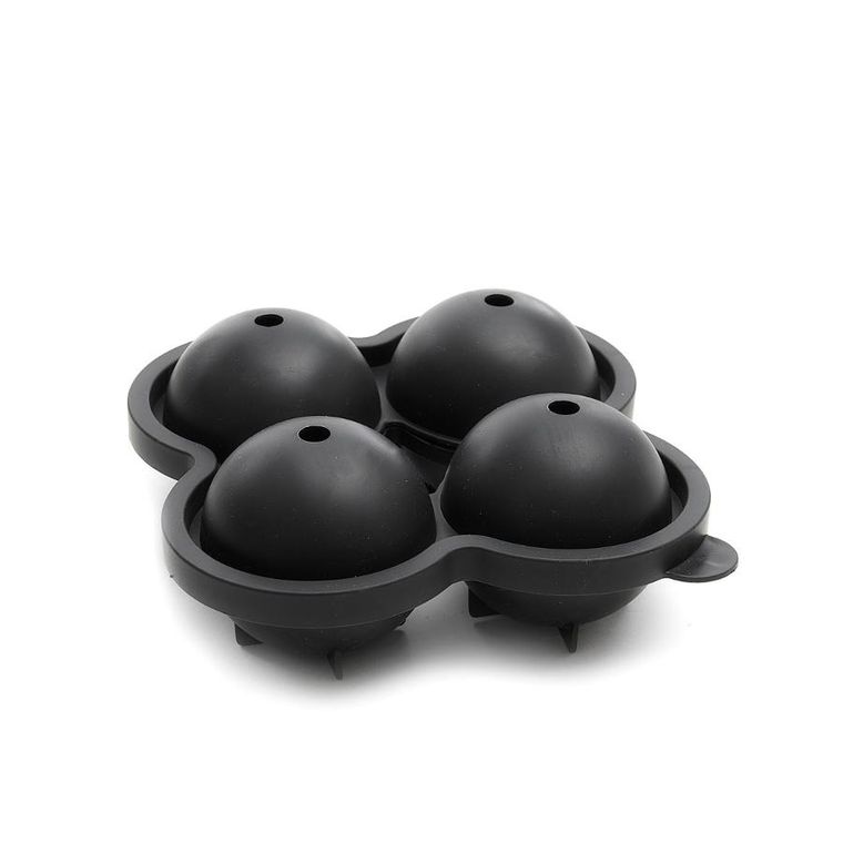 Homla, Alcole, forma na 4 kule silikonowa, czarna, 16-16 cm
