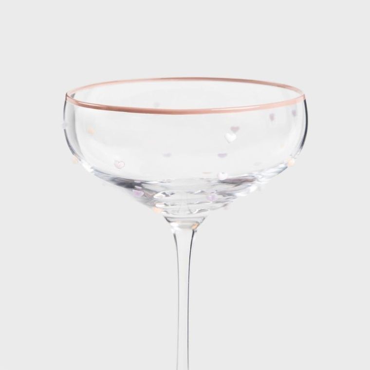 Homla, Amanti, kieliszek w serduszka na martini, 0,2l, 731723