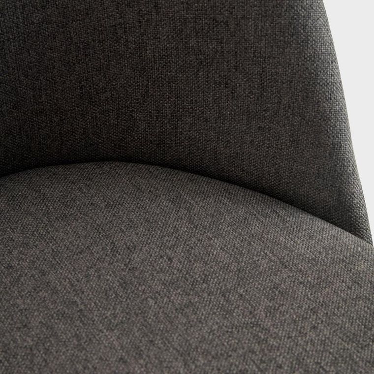 Homla, Ampla, krzesło, ciemnoszare, 47-56-78 cm