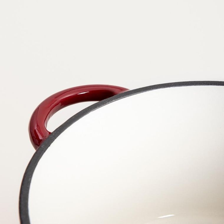 Homla, Andreas, garnek żeliwny, bordowy tradycyjny ombre, 24 cm, 4l