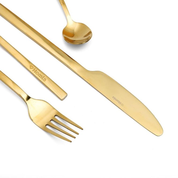 Homla, Aperi, sztućce, złote, 24 szt.