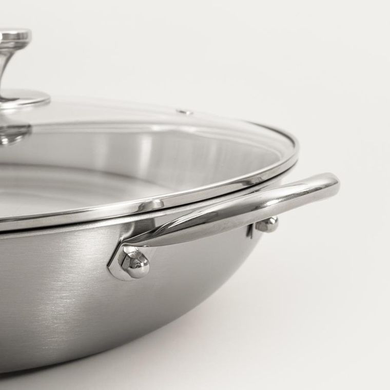 Homla, Arden, wok ze stali nierdzewnej, 34 cm