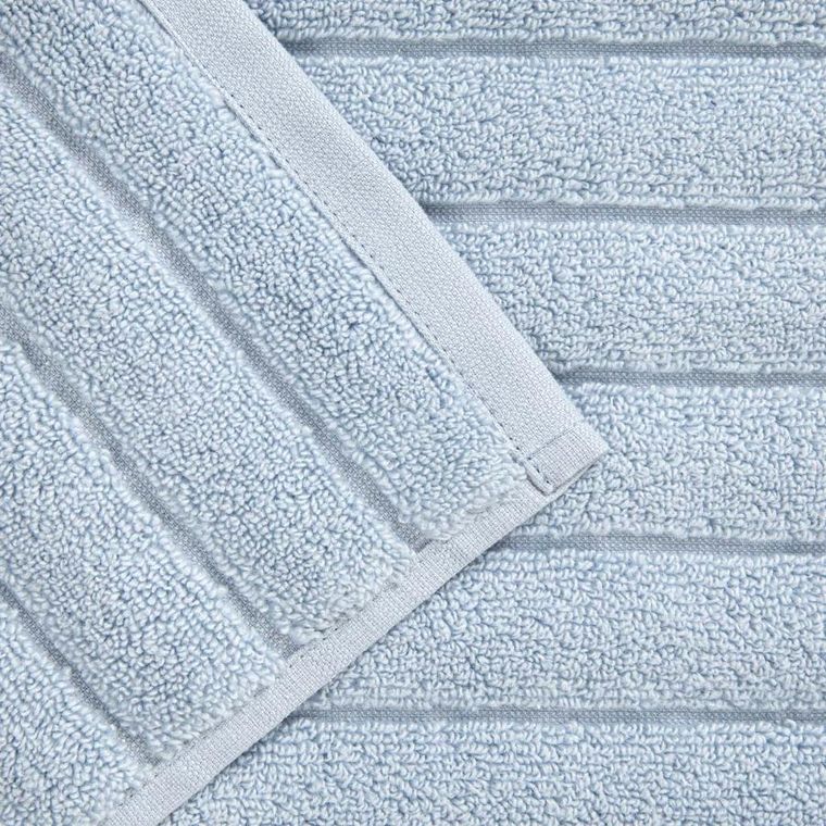 Homla, Astri, ręcznik puszysty, niebieski, 70-130 cm