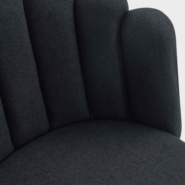 Homla, Aula, krzesło, czarne, 49-55-85 cm