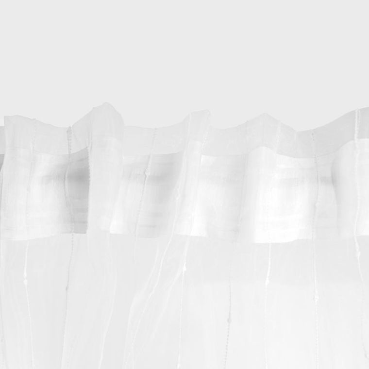 Homla, B2 Essentials Jacquard, Tape, firanka, biała żakardowa z taśmą, 140-250 cm