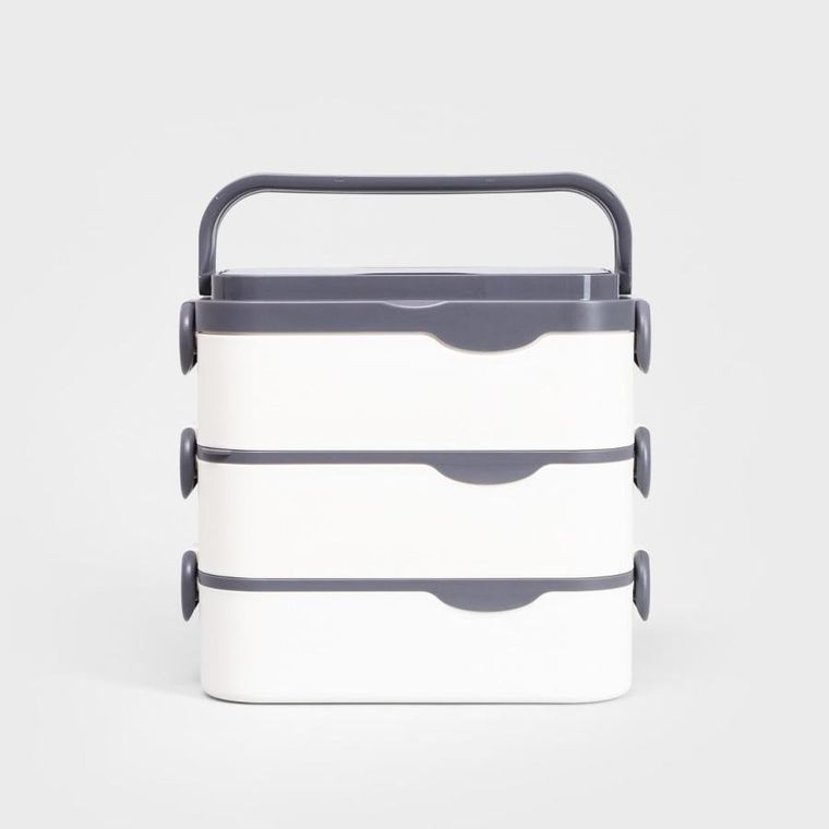 Homla, B2 Mesa, lunchbox, trzypiętrowy, 2l