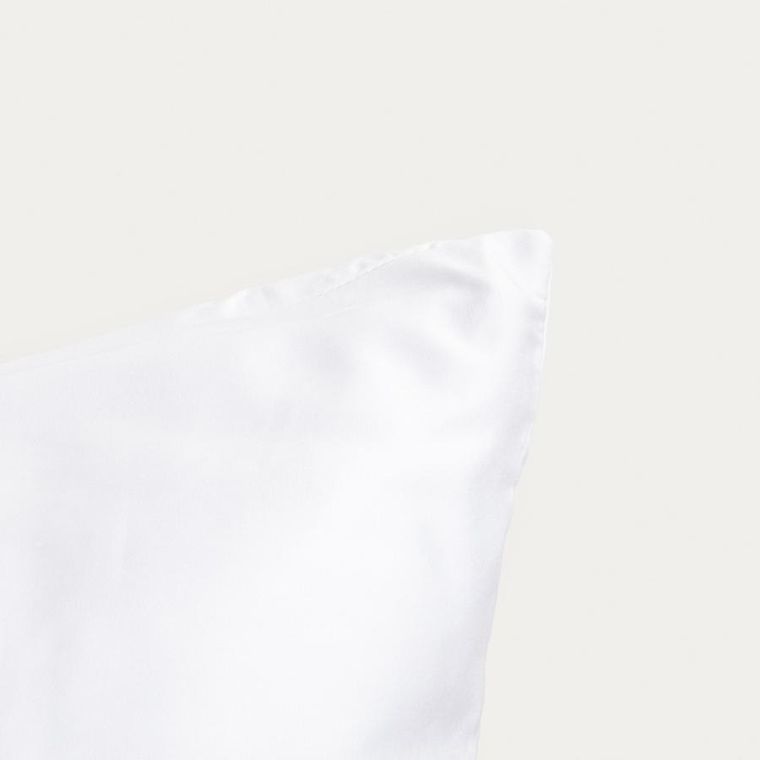 Homla, Bamsa, zestaw dwóch poszewek, z satyny bambusowej, biały, 50-60 cm