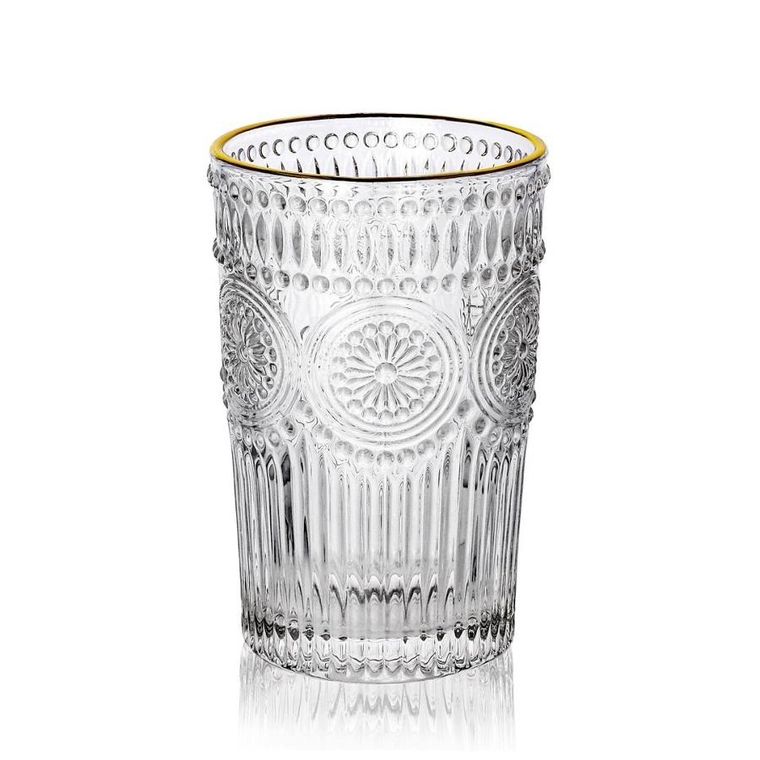 Homla, Barrel, Szklanka wysoka ze złotą krawędzią 0,35 L