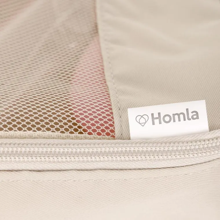 Homla, Blaise, zestaw organizerów podróżnych, beżowych, 6 szt.