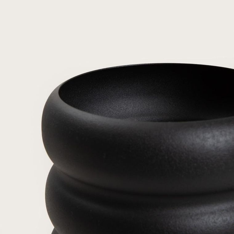 Homla, Buuble, kwietnik na nóżkach, czarny, 16-28,5 cm