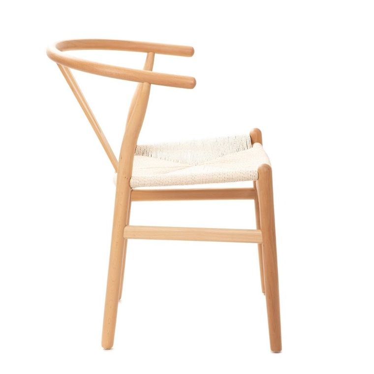 Homla, Caderia, Krzesło plecione naturalne, 45-45-76 cm, 871356