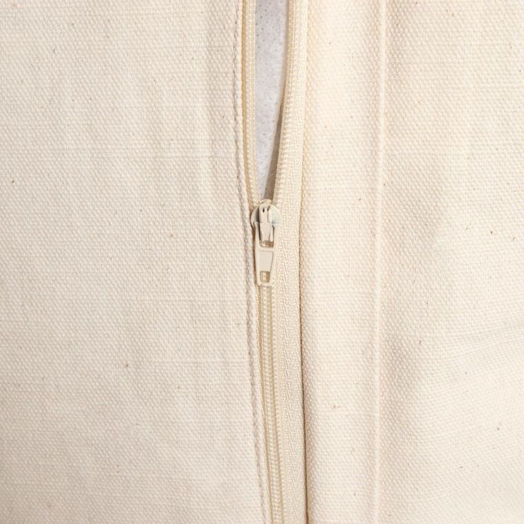 Homla, Campi, poszewka, bawełniana z haftowanym wzorem, 45-45 cm