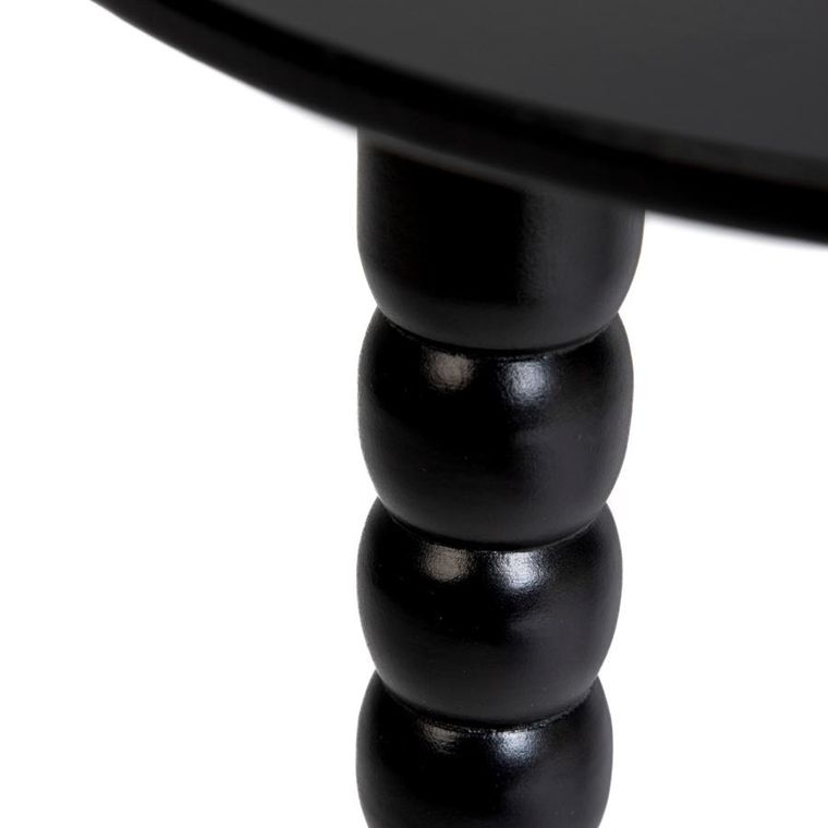 Homla, Cast, stolik kawowy, czarny, 40-40-40 cm
