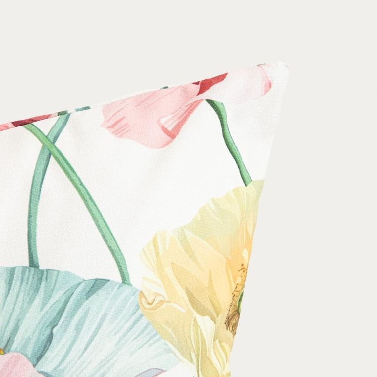 Homla, Cintia, poszewka, z dekoracyjnym kwiatowym wzorem, 45-45 cm