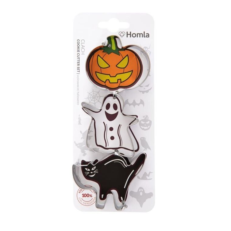 Homla, Clach, wykrawacze, halloween, 3 szt.