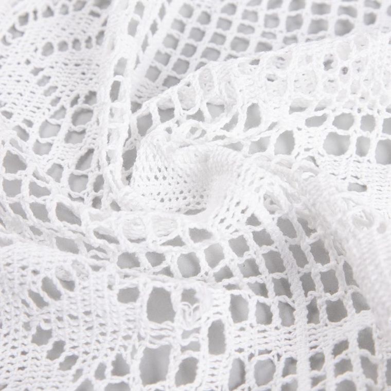 Homla, Crochet, obrus, szydełkowy, biały, 130-170 cm