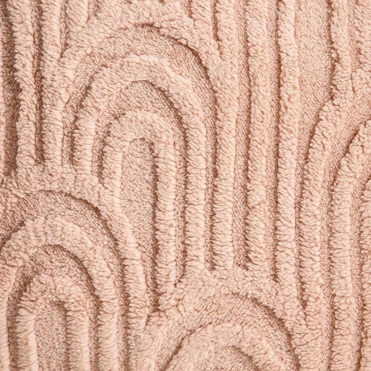 Homla, Darin, poszewka, miękka beżowa ze strukturalnym wzorem, 45-45 cm