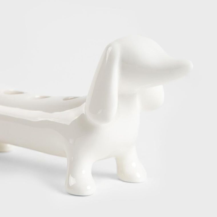 Homla, Dorsey, stojak na szczoteczki do zębów z jamnikiem, 7,3-10,9 cm