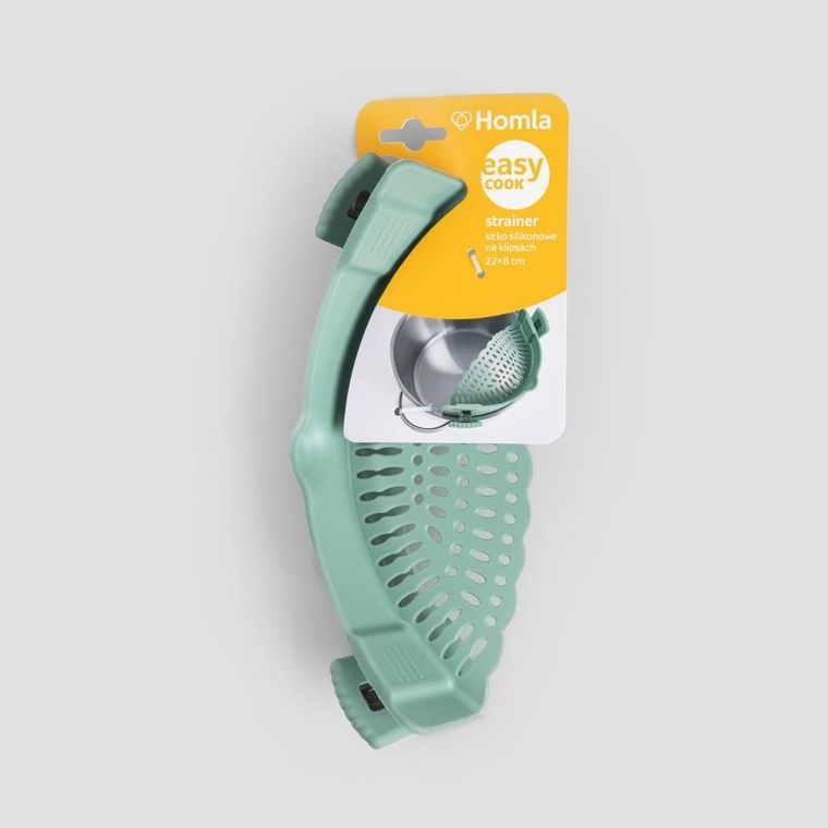 Homla, Easy Cook, sitko silikonowe na klipsach, 22-8 cm, 723131