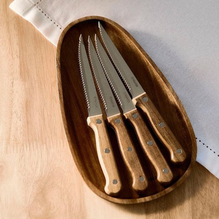 Homla, Easy Grill, zestaw noży do steków, 4 szt.