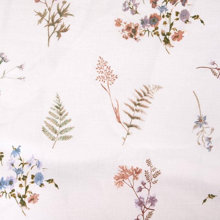 Homla, Fern, Pościel bawełniana w kwiaty 200-220 cm