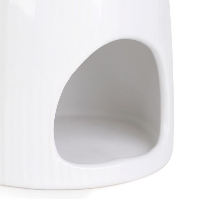 Homla, Fires, kominek ceramiczny, z woskiem Fresh Linen 10-12,5 cm, 22g