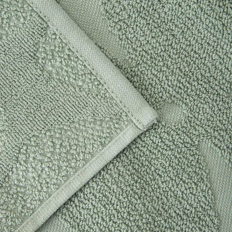 Homla, Flores, ręcznik, pistacjowy żakardowy, 50-90 cm