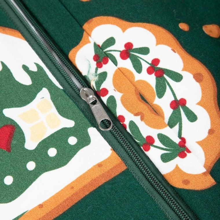 Homla, Grinchy, pościel z mikrofibry z motywem świątecznym, 160-200 cm