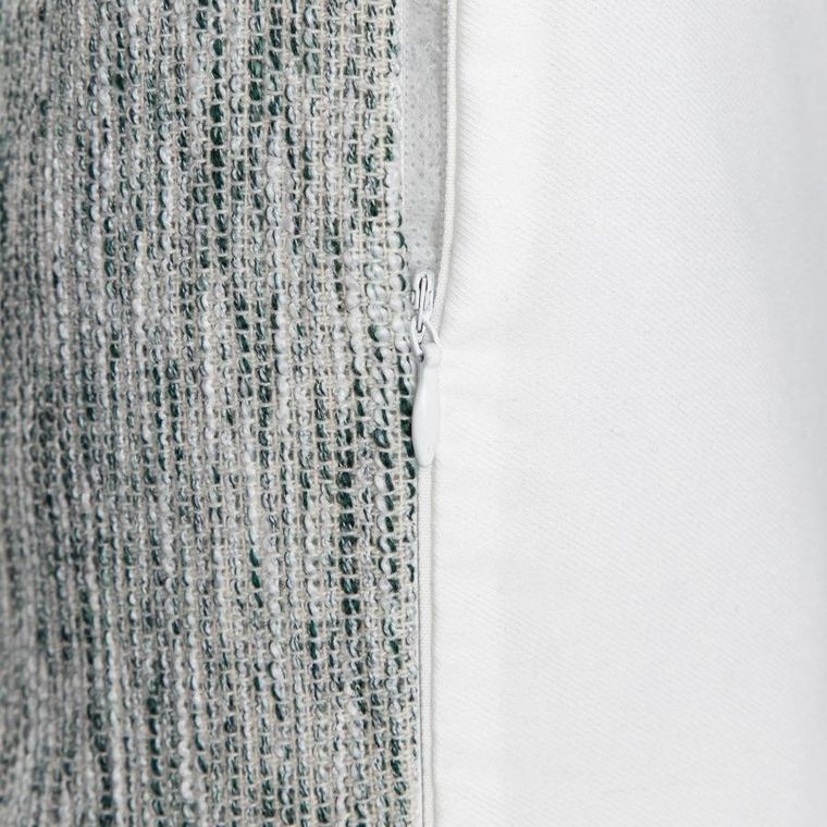 Homla, Isabel, poszewka, z ozdobnymi przeszyciami, zielona, 45-45 cm, 744846