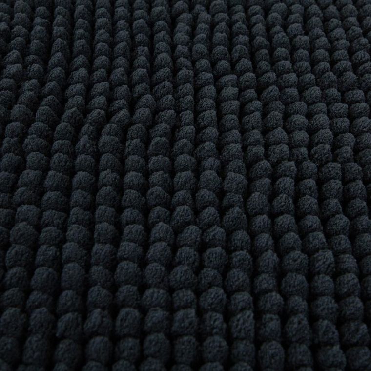 Homla, Jon, dywanik łazienkowy, antypoślizgowy czarny, 50-70 cm