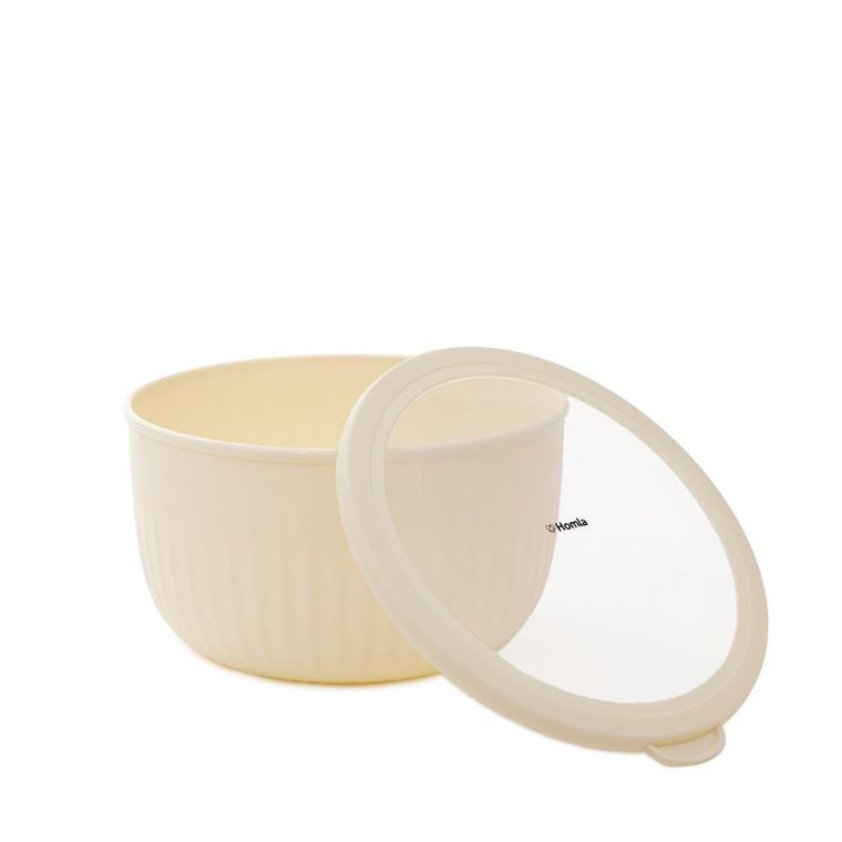 Homla, Kerma, zestaw misek śmietankowych z pokrywkami, 3 szt, 853130