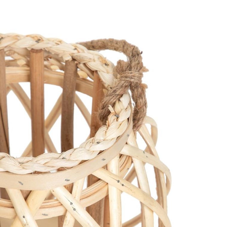 Homla, Lagge, lampion, pleciony naturalny wysoki, 30 cm