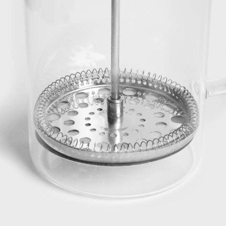 Homla, Lattrice, zaparzacz, szklany transparentny, 1l