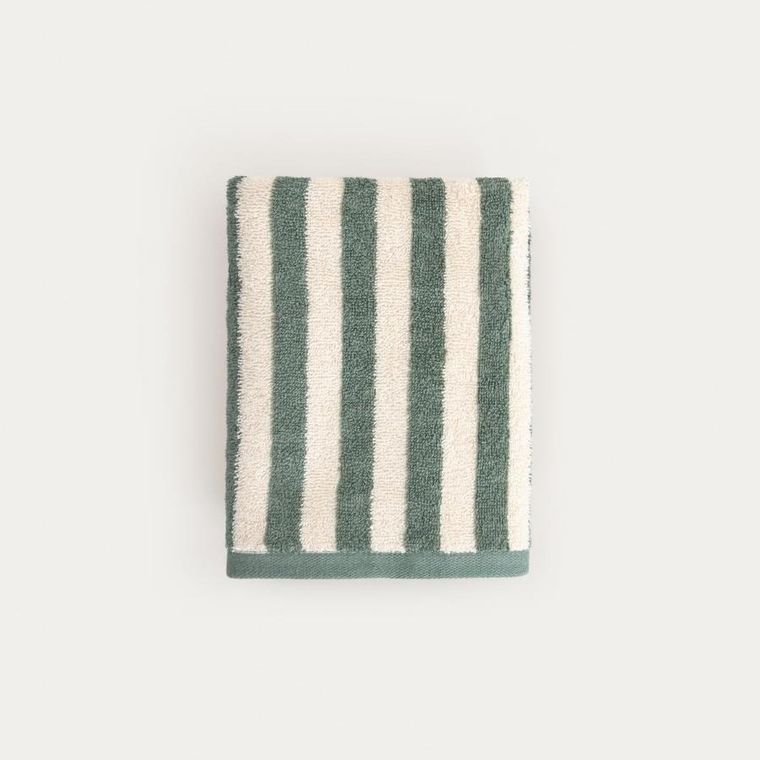 Homla, Listra, ręcznik, w pistacjowe paski, 50-90 cm