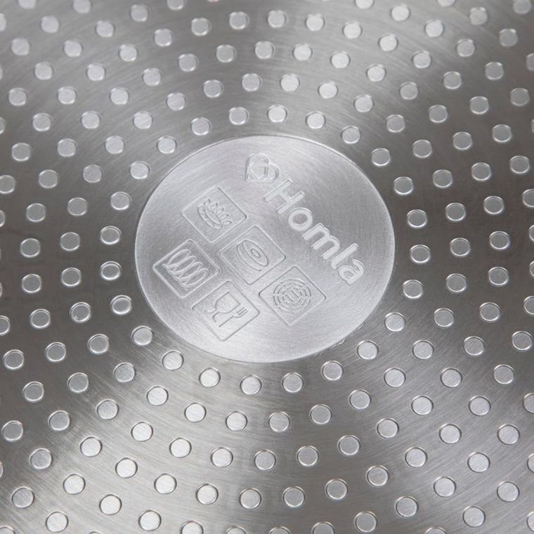 Homla, Loreburn, patelnia z powłoką ceramiczną, śmietankowa, 24 cm, 887548