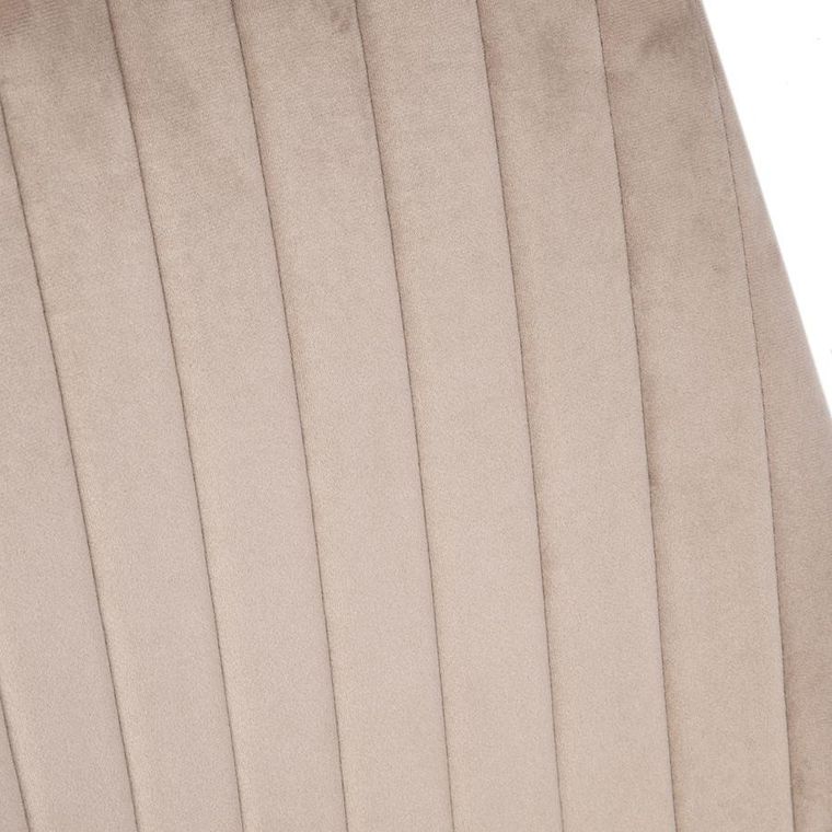 Homla, Louis, Krzesło welurowe beżowe 45-45-90 cm