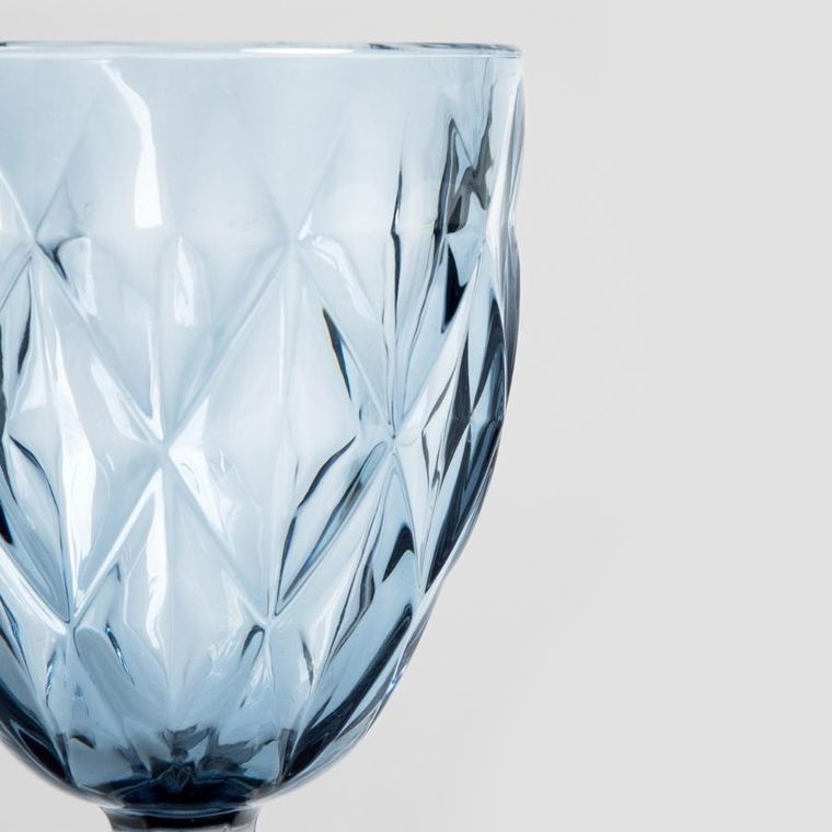 Homla, Lunna, zestaw kieliszków, niebieskich, 0,34l, 4 szt.