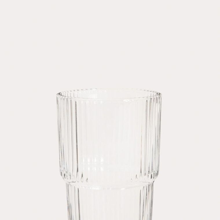 Homla, Lynnaso, zestaw szklanek, transparentnych, wysokich piętrowanych 2 szt., 0,54l